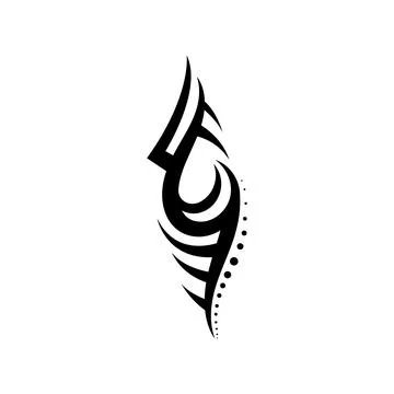 Tribal pattern tattoo vector art design,tattoo tribal abstract sleeve, sketch Illustrazione stock
