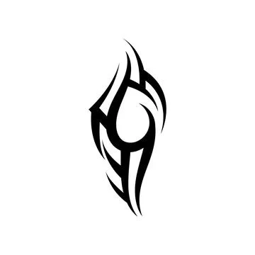 Tribal pattern tattoo vector art design,tattoo tribal abstract sleeve, sketch Illustrazione stock