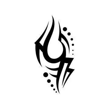 Tribal pattern tattoo vector art design,tattoo tribal abstract sleeve, sketch Illustrazione stock
