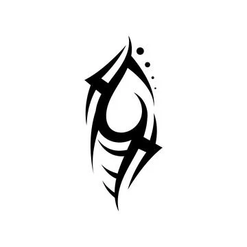 Tribal pattern tattoo vector art design,tattoo tribal abstract sleeve, sketch Stock Illustration