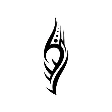 Tribal pattern tattoo vector art design,tattoo tribal abstract sleeve, sketch Stock Illustration