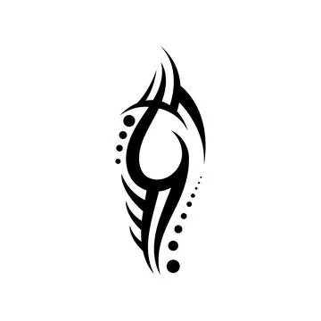 Tribal pattern tattoo vector art design,tattoo tribal abstract sleeve, sketch Illustrazione stock