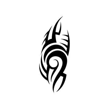 Tribal pattern tattoo vector art design,tattoo tribal abstract sleeve, sketch Illustrazione stock