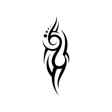 Tribal pattern tattoo vector art design,tattoo tribal abstract sleeve, sketch Stock Illustration