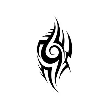 Tribal pattern tattoo vector art design,tattoo tribal abstract sleeve, sketch Stockillustratie