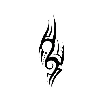 Tribal pattern tattoo vector art design,tattoo tribal abstract sleeve, sketch Stock Illustration