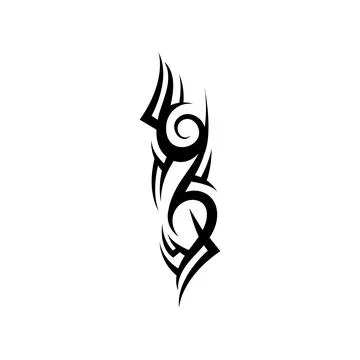 Tribal pattern tattoo vector art design,tattoo tribal abstract sleeve, sketch Illustrazione stock