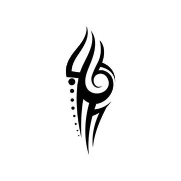 Tribal pattern tattoo vector art design,tattoo tribal abstract sleeve, sketch Illustrazione stock