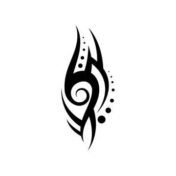 Tribal pattern tattoo vector art design,tattoo tribal abstract sleeve, sketch Illustrazione stock