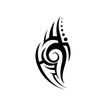 Tribal pattern tattoo vector art design,tattoo tribal abstract sleeve, sketch Illustrazione stock