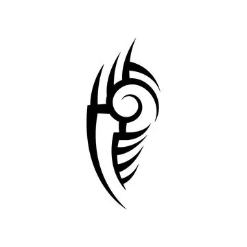 Tribal pattern tattoo vector art design,tattoo tribal abstract sleeve, sketch Illustrazione stock