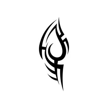 Tribal pattern tattoo vector art design,tattoo tribal abstract sleeve, sketch Illustrazione stock