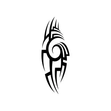 Tribal pattern tattoo vector art design,tattoo tribal abstract sleeve, sketch Illustrazione stock