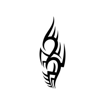 Tribal pattern tattoo vector art design,tattoo tribal abstract sleeve, sketch Illustrazione stock