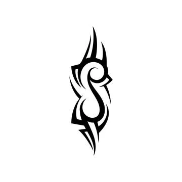 Tribal pattern tattoo vector art design,tattoo tribal abstract sleeve, sketch Illustrazione stock