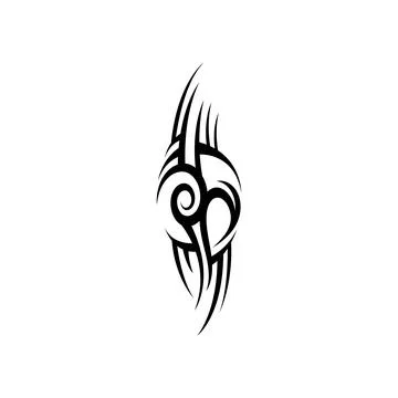 Tribal pattern tattoo vector art design,tattoo tribal abstract sleeve, sketch 스톡 일러스트