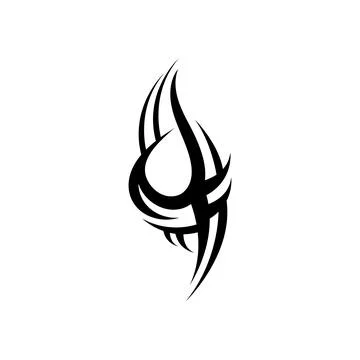 Tribal pattern tattoo vector art design,tattoo tribal abstract sleeve, sketch Illustrazione stock