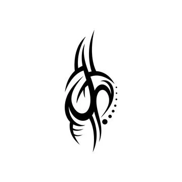 Tribal pattern tattoo vector art design,tattoo tribal abstract sleeve, sketch Illustrazione stock