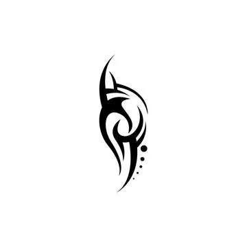 Tribal pattern tattoo vector art design,tattoo tribal abstract sleeve, sketch Illustrazione stock