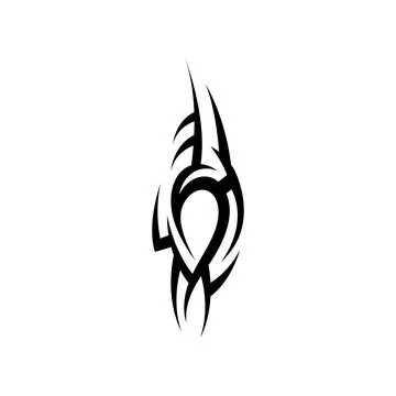 Tribal pattern tattoo vector art design,tattoo tribal abstract sleeve, sketch Illustrazione stock