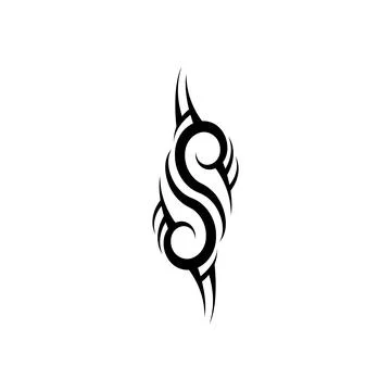 Tribal pattern tattoo vector art design,tattoo tribal abstract sleeve, sketch Illustrazione stock