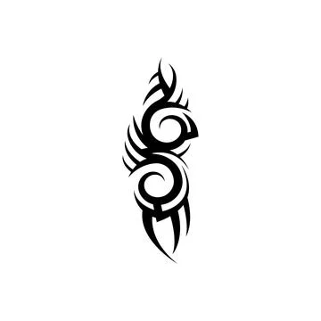 Tribal pattern tattoo vector art design,tattoo tribal abstract sleeve, sketch Stockillustratie
