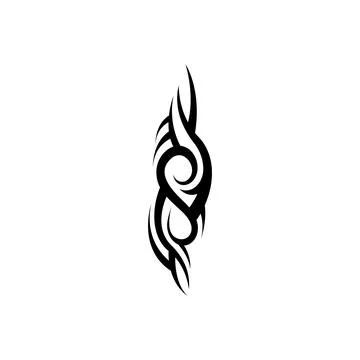 Tribal pattern tattoo vector art design,tattoo tribal abstract sleeve, sketch Illustrazione stock