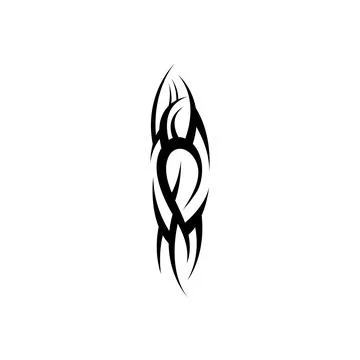 Tribal pattern tattoo vector art design,tattoo tribal abstract sleeve, sketch Stock Illustration