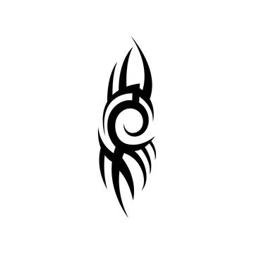 Tribal pattern tattoo vector art design,tattoo tribal abstract sleeve, sketch Stockillustratie