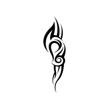 Tribal pattern tattoo vector art design,tattoo tribal abstract sleeve, sketch Illustrazione stock