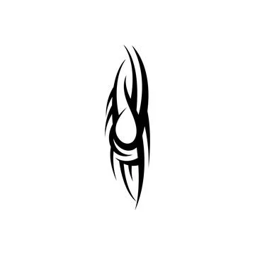Tribal pattern tattoo vector art design,tattoo tribal abstract sleeve, sketch Illustrazione stock