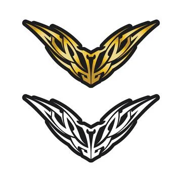 Tribal pattern tattoo vector art design,tattoo tribal abstract sleeve, sket.. Illustrazione stock