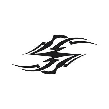 Tribal pattern tattoo vector art design,tattoo tribal abstract sleeve, sket.. Illustrazione stock