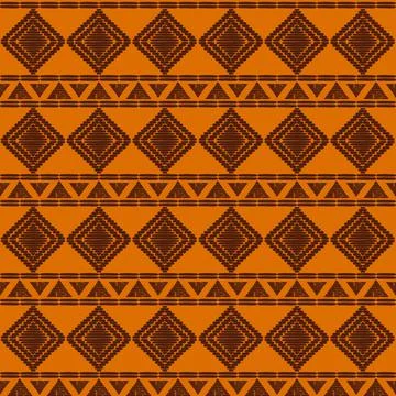 Tribal pattern vector seamless Stock Illustration