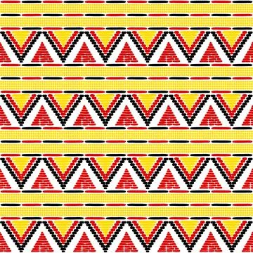 Tribal pattern vector seamless Stock Illustration