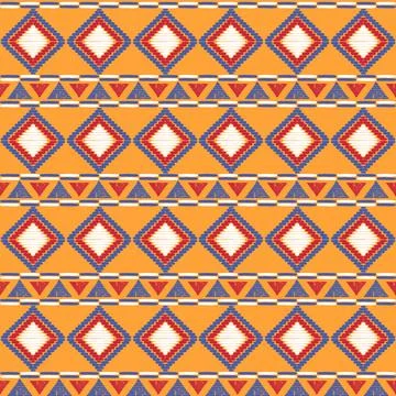 Tribal pattern vector seamless Stock Illustration