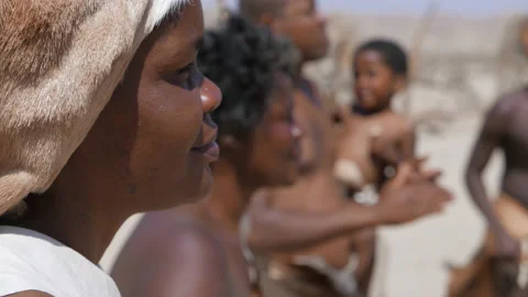 Tribal people Namibia Stock-Footage 167703635