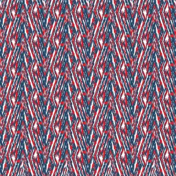 Tribal red pattern Stock Illustration
