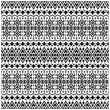 Tribal seamless ethnic Pattern. Aztec design boho rug, fabric, blanket and ba Stock Illustration