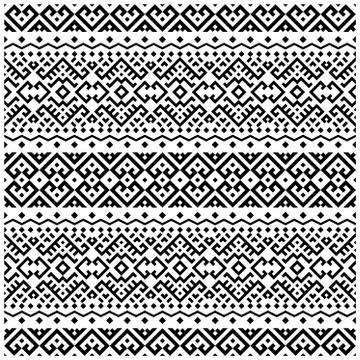 Tribal seamless ethnic Pattern. Aztec design boho rug, fabric, blanket and ba Stock Illustration