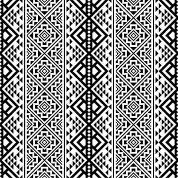 Tribal seamless ethnic pattern Stock Illustration