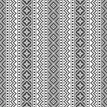 Tribal seamless ethnic pattern Stock Illustration