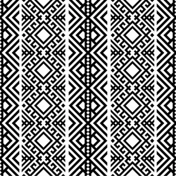 Tribal seamless ethnic pattern Stock Illustration