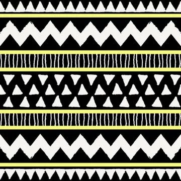 Tribal Seamless Pattern Illustrazione stock