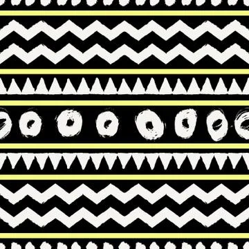 Tribal Seamless Pattern Stock Illustration