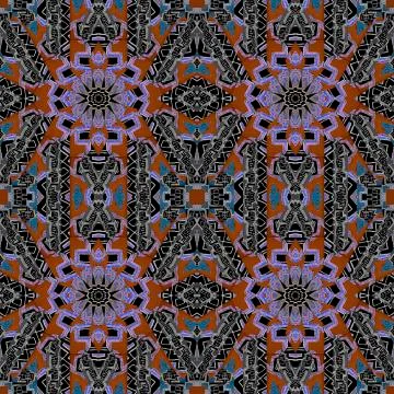 Tribal Seamless Pattern Stock Illustration