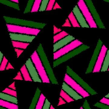 Tribal seamless pattern. Native hand drawn ornament background. Stock Illustration