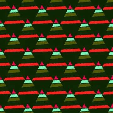 Tribal seamless pattern. Native hand drawn ornament background. Illustrazione stock