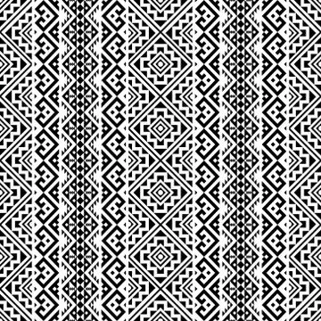 Tribal seamless pattern texture background design vector Stock Illustration