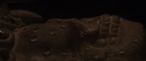 Tribal Skull Side View Stock Footage 127173163